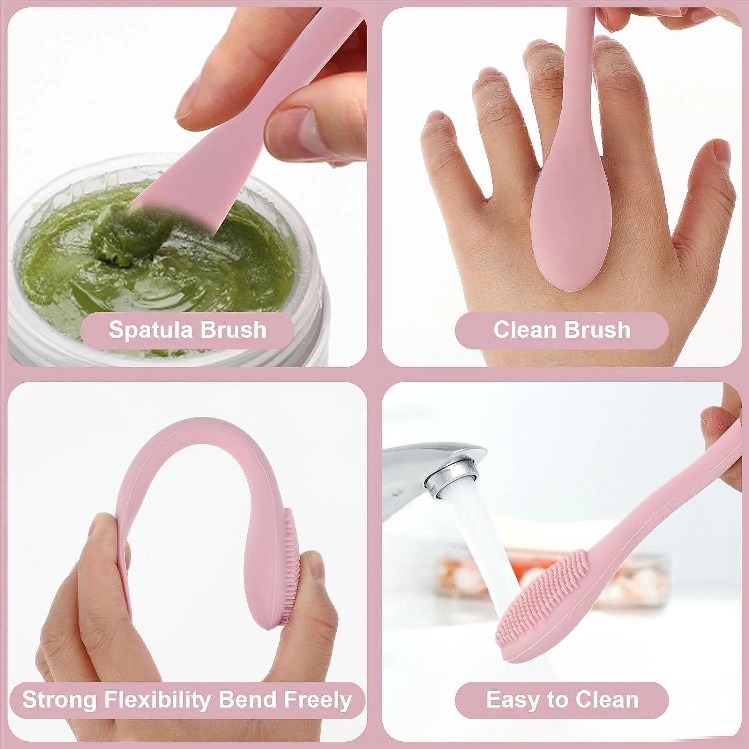 GlowSwipe™ | 2-in-1 Silicone Face Brush for Mask & Cleanser