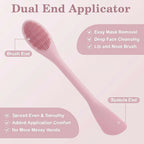 GlowSwipe™ | 2-in-1 Silicone Face Brush for Mask & Cleanser